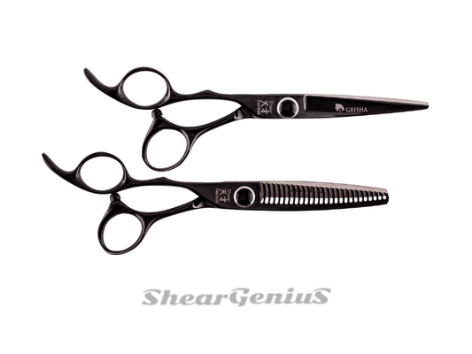 ShearGenius Hairdressing Scissor Bundle Geisha Left Handed Scissors Bundle